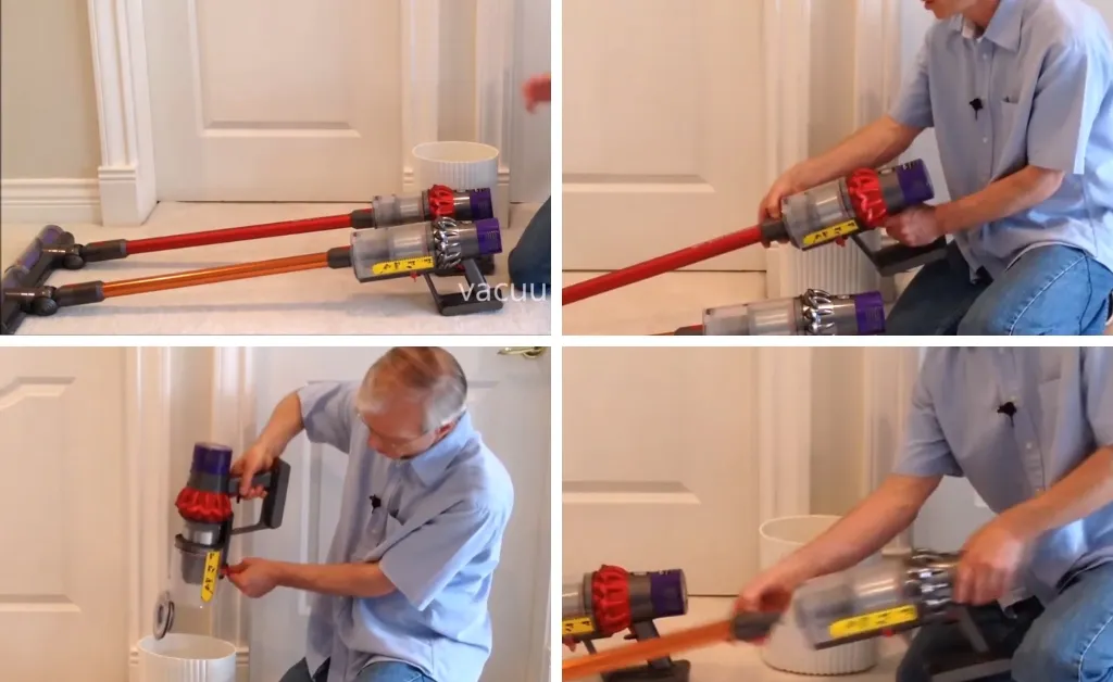 Emptying the Dyson V10