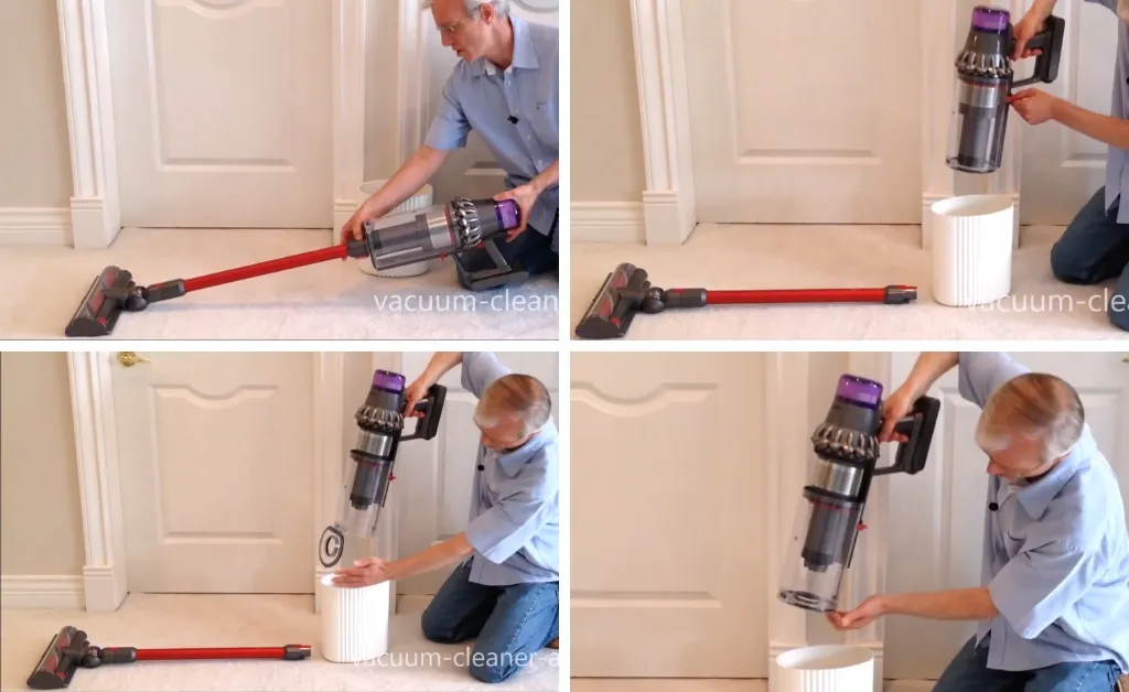 Emptying the Dyson V11